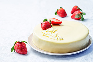 Receta de tarta de galletas de chocolate blanco