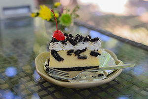 imagen de la tarta de galleta de oreo